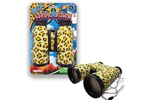 ExplorAvision - Großkatzen-Ferngläser von Deluxebase. Tragbare und kompakte Safari-Ferngläser für Kinder. Tolles Zootierspielzeug für Jungen und Mädchen. Lernspielzeug für Erkundungen im Freien.