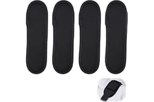 SPRHR 4 Stück Schultergurt Polster, Taschengurt Polster Rutschfest und Stoßdämpfend, Schulterpolster Schulterschmerzen Lindern, Geeignet für Rucksäcke, Reisetaschen und Gegenstände mit Schultergurten