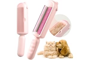 Baytion Wałek do usuwania sierści zwierząt domowych dla psów i sierści kota, różowy