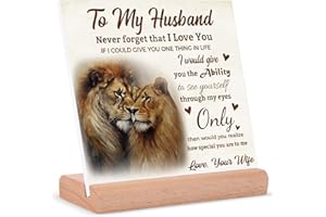 CHARMIBLE Valentines Gifts for Him, Husband Birthday Gifts from Wife, Gifts for Husband, Valentine Gifts for Husband, Husband Gifts for Valentine's Day, Father's Day, Birthday, Anniversary