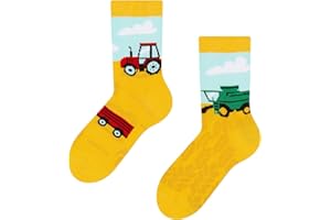 Dedoles Calzini Unisex Donna Uomo & Bambini Calze Cotone con tanti Design divertenti Calcio Bicicletta Piante Cavalli Regalo sinistra destra diversi