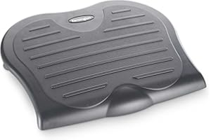 Kensington SoleSaver Foot Rest for Under Desk, Adjustable Ergonomic Foot Stool, Footrest with 3-Level Tilt Adjustment and Contoured foot grip panel for Office Desk & Home 56152