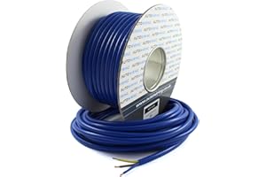 AUTOWIRING Arctic Grade Blue Flex 3183A 1.5mm2 3 Core Outdoors Heavy Duty 16AMP 240V Mains PVC Cable Wire (15 Metre)