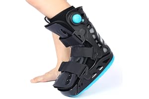 GHORTHOUD Air Cam Walker Fracture Boot, Inflatable Walking Boot, Short Walker Brace for Sprained Ankle, Foot Pain Recovery, Broken Foot, Achilles Tendonitis(Large)