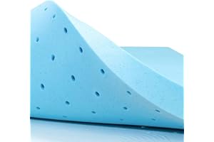 ‎SUBRTEX 7.5cm Memory Foam Matratzenauflage Matratzen Topper Belüftete Gel-infundierte Bettschaumauflage zur Druckentlastung(160x200x7.5cm)