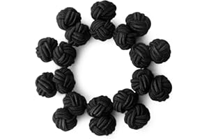 HONEY BEAR Męskie/damskie spinki do mankietów z jedwabnym węzłem 5 par koszula/sukienka dekoracja z pudełkiem