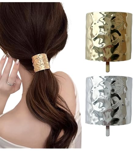 LILYSILK 100% Seide Haarringe Damen Pferdeschwanzhalter Haarband Aus