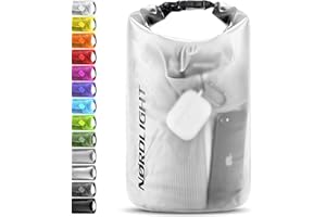 Nordlight Dry Bag and Waterproof Bags - 2l, 5l, 10l, 15, 20l, 30l Waterproof Pack Bags, with Roll Top Closure and Shoulder Strap | Swimming, Beach, Canoeing, Stand Up Paddling, Diving