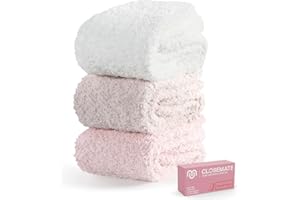 CLOSEMATE Ciepłe Skarpety Damskie 1 lub 3 Pary Skarpetki z Polaru Grube Termiczne Miękkie Wygodny do Spania EU 35-42