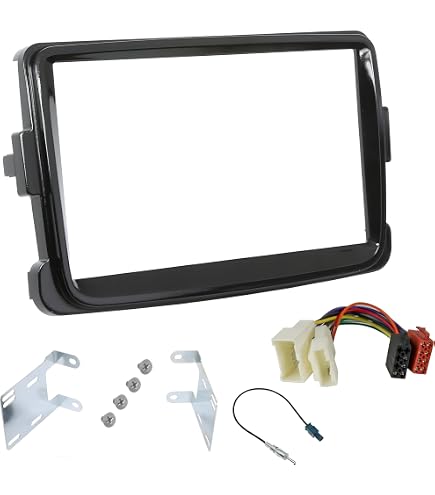 Sound-way Kit Montage Autoradio 1 DIN – Façade Adaptateur Renault Mégane & Scénic 1995-2003 – Pose Facile