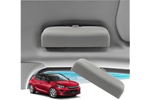 ‎GAFAT GAFAT 2020-2024 2025 0pel Corsa F/Astra L/Grandland X Sonnenbrillenhalter Brillenetui, Corsa-e Aufbewahrungsbox Organizer, OEM Original, Kompatibel mit Opel Corsa F Zubehör [Verbesserte Plus] (Grau)