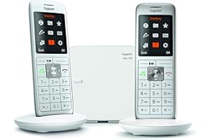 Gigaset CL660 Duo - Téléphone Fixe Sans Fil - 2 Combinés - Blanc [Version Française]