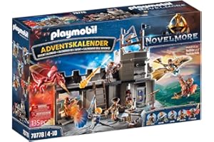 PLAYMOBIL 70778 Calendario de Adviento Novelmore Taller de Darío, A Partir de 4 años, Multicolor