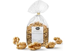 ‎A’LUCRA Alucra Walnuts Natural - Walnut Kernels Extra Light - Hand Cracked from Chile - Walnut Breakage Rich in Omega-3 - Walnuts Peeled without Additives - 500 g Pack