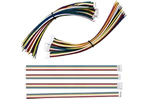 Lyeteung 10 Paar JST 1.5 ZH 6 Pin Steckverbinder, Mini Micro JST ZH 6-Polige Buchse und Stecker mit 150mm 26AWG Kabeldraht
