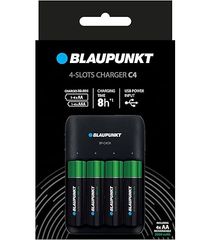 Trade Shop - Caricabatterie Universale Q-cd100 Per Batterie Ricaricabili Aa/aaa Indicatore Led - | Leroy Merlin - Foto 5