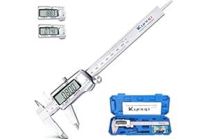 Kynup Digital Vernier Caliper, 150mm Electronic Calipers Measuring Tool, Precision Digital Tool Vernier Micrometer Measuring Tools with Mm/Inch Conversion