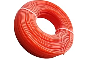 DY.2ten Filo per Decespugliatore, Filo in Nylon per Tagliabordi, 2,0 mm x 100 m Strimmer Linee, Corda Rotonda per Decespugliatore, per Parco, Giardino, Cortile, Camp.