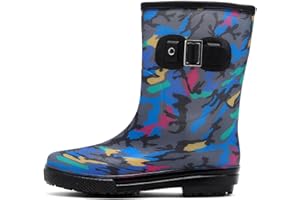 YUHITYGZGS Gummistiefel Herren Halbhoch, Weitschaft Regenstiefel Anti-Rutsch Stiefel, Wasserdicht Arbeitsstiefel Atmungsaktiv Gummischuhe Sicherheitsstiefel im Freien