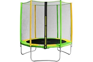 HUOLE Fitness Trampolin für Kinder und Erwachsene Schutzhülle Tragbar Faltbarer Übungs-Rebounder-Jumper Indoor Outdoor Max Load 100KG,Jumping Trampolin Indoor Outdoor