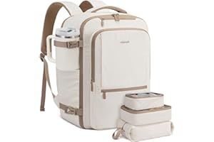 LOVEVOOK Sac à Dos Voyage Cabine Avion, 30L Sac De Voyage Homme Femme Bagage Cabine 45x36x20 Easyjet, Imperméable Sac Ordinateur Portable 15.6 Pouces Valise de Affaires Travail Randonnée