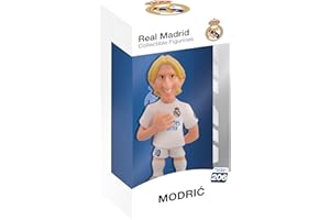 MINIX Collectible Figurines MN18406 Modric Figurine, Real Madrid, Collectibles 12 cm for Display, Gift Idea for Kids and Adults, Football Fans
