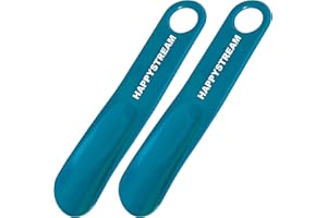 HappyStream Plastic Shoe Horn. Small Shoehorn. Durable Shoe Horns Shoe Spoon for Men, Women, Elderly, Kids.