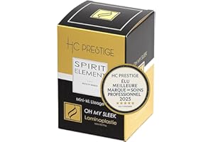 HC Prestige Mini Kit Laminoplastie Oh My Sleek – Lissage Pro Sans Fumée 4x100ml – Résultats 3 Mois – Kératine, Collagène, Protéines de Soie – Sans Formol ni Acide Thio – Made in France