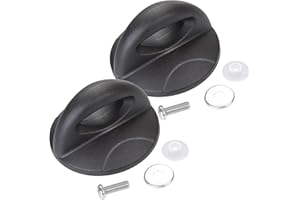 Kyrio Lot de 2 boutons de rechange universels pour couvercle de casserole poignées de couvercle en verre pour ustensiles de cuisine poignées de couvercle de poêle boutons de maintien en bakélite