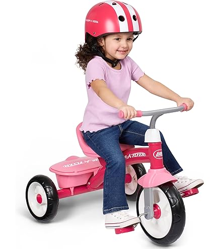 MS - 5-in-1 Volta loopfiets voor baby's - kinderfiets vanaf 1 jaar tot 5 jaar - van driewieler tot fiets met of zonder pedalen - aanpasbaar en transformeerbaar (Roze
