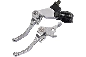 WOOSTAR 7/8" Handlebar Brake and Clutch Lever Set Replacement for 50cc 70cc 90cc 110cc 125cc Dirt Bike