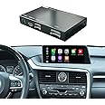 ninetom Wireless Carplay Retrofit Kit Decoder for Lexus RX NX ES UX LS LX RC LC is GS RX350 RX300 NX300 ES350 ES300 IS250 2014-2019 Year, Support Android Auto, Mirrorlink, Reverse Camera, YouTube