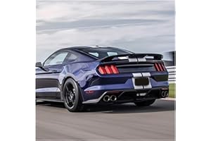 INXKED Aileron Arrière Becquet De Lèvre De Coffre Daile Arrière ABS pour Ford pour Mustang 2015 2016 2017 2018 2019 2020 Style pour GT500 Aileron Voiture(Look Black)