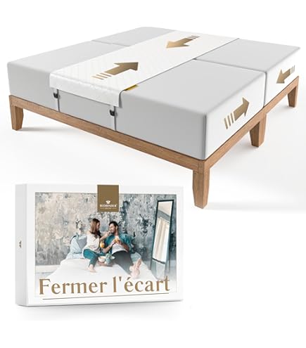 Pont D'amour Pour Matelas ALL-IN-ONE Premium Set [200x18cm] Avec Housse Indéchirable