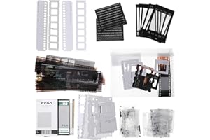 Classicseali 94PCS Scrapbooking Kits, Film Strip Paper Photo Frame for Journaling Supplies, Scrapbook Supplies with Film Strip Photo Frame & Photography Stickers for Journals DIY Crafts Collage Album