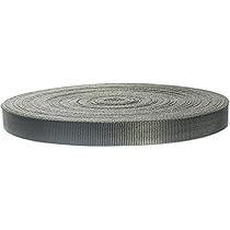 12 Rollen Polypropyleen Singelband 25 mm X 2 m, Polypropyleen Webbing voor Ambachten, Diy, Bagageriem, Huisdier Kraag, Rugzak Repareren, 12 Kleuren