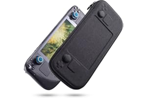 JOYHOOD Carrying Case Compatible with Steam Deck, Portable Travel Carry Case, Hard Shell Storage Bag Fits Steam Deck Console with TPU Soft Cover, Gifts for Men (Slim)