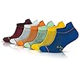 GoWith 6 Pairs Women's and Men's Bamboo Athletic Ankle Socks, Low Cut Running Socks, Seamless No Show Sneaker Socks