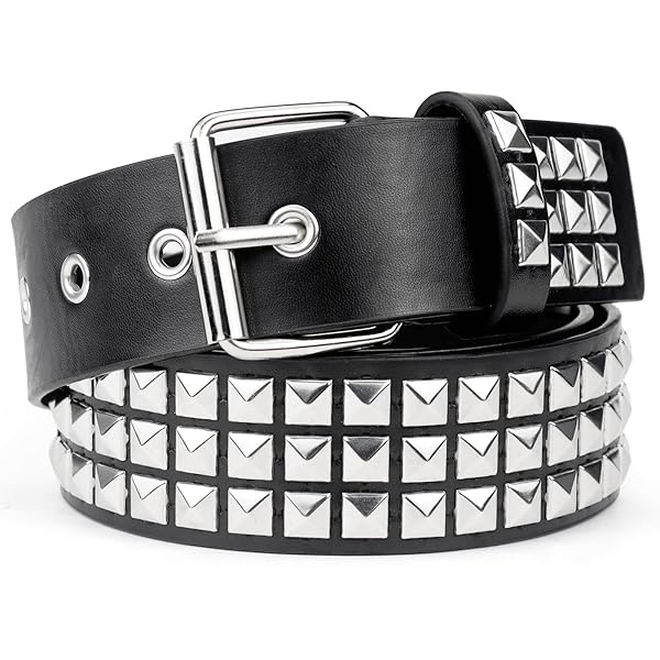 Black Premium by EMP Unisex Zwarte riem met studs 90 cm