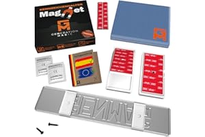 GENMAG® 1x Portamatriculas Coche Magnetico [Super Fuerte & Universal] Soporte Matricula Coche con Iman | Porta Matriculas para Coches Imantado | Imanes para Porta Matricula | para Coches y Remolques