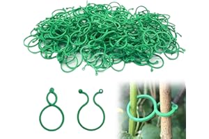 ZFRITP 130 Pezzi Clip di Supporto per Piante Giardino ,Ganci per Piante Rampicanti,Riutilizzabile Supporto per Protezione e Connessione Fiori, Viti, legacci per pomodori, canne per pomodori.