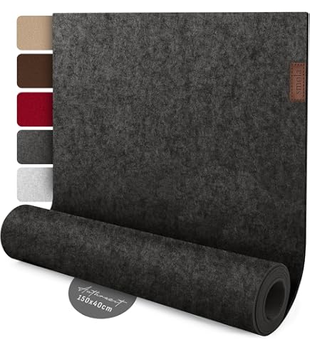 Kontor28 Premium Tischläufer Aus Filz - 150x30 Cm, Waschbar, Made In Germany