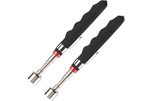 HARDK 2PCS Telescoping Magnetic Pick Up Tool 20 lb - Extendable 31",Telescopic Magnet Stick Useful for Hard-to-Reach,Sink Drains Mechanic Automotive Gifts for Men,Women,Birthday,Father's Day,Christmas