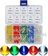 LED Tutti I Colori 5mm LED 5 Mm Rotondi Diffusi - Tutti I Colori, Con