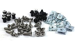 Speedy Fasteners fits Suzuki GSX-R 600 K1-K3 2001-2003 Stainless Steel Fairing Bolt Kit for Fairings & Screen