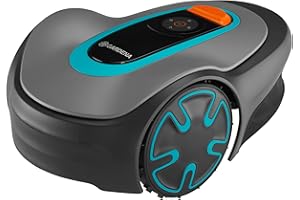 GARDENA SILENO Minimo 500 | Tondeuse Robot jusqu'à 500m² - Tond sous la pluie et passages étroits, Bluetooth App, Très silencieux, Automatique - Robot de Tonte Pelouse (15202 20)