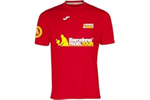 Barcelona Padel Tour | Maglietta Tecnica a Manica Corta | Joma Te Gusta El pádel | per Uomo | Padel Special Stampa | Abbigliamento Sportivo