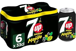 7Up Saveur Mojito Jus de Fruits, 6 x 330ml