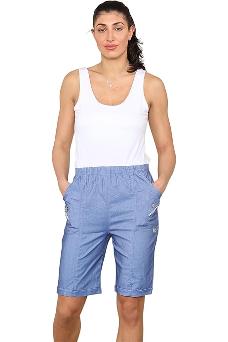 Short D'été Décontracté Pour Femme Alaster Queen - Coupe Ample, Poches Pratiques