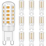 Brantoo G9 LED Light Bulbs 3W Equivalent to 28W 33W 40W Halogen Bulbs, Soft Warm White 2700K, CRI>85, G9 Socket Energy Saving